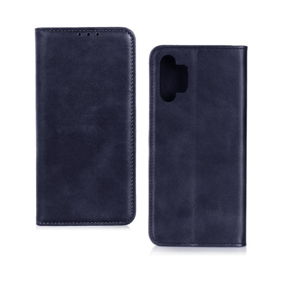 LEATHER FLIP COVER WITH INTERNAL POCKET FOR SAMSUNG GALAXY A13 4G BLACK